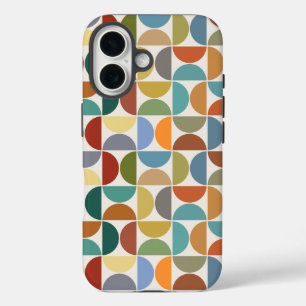Coques iPhone 16 Couleur du Motif des cycles MCM sur la crème