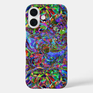 Coques iPhone 16 Couleur exubérant Abstrait