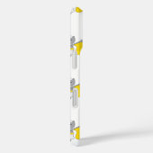 Coques Case-Mate iPhone Couleur Garde Gris Chat Jaune et Blanc (Verso / Droite)