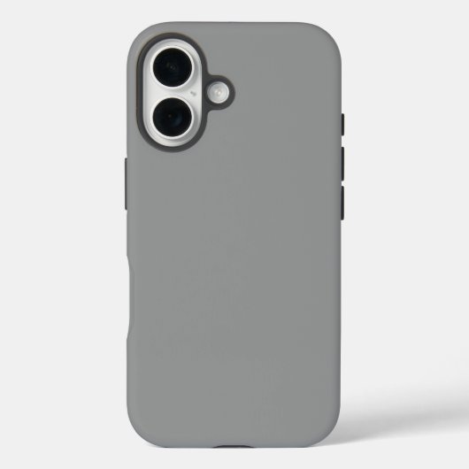 Coques Case-Mate iPhone Couleur gris uni (Verso)