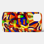 Coques Case-Mate iPhone Couleur imposante, combat orange et bleu (Verso (horizontal))