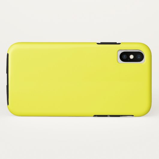 Coques Case-Mate iPhone couleur jaune maximum (Dos (Horizontal))
