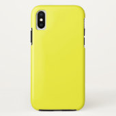 Coques Case-Mate iPhone couleur jaune maximum (Dos)