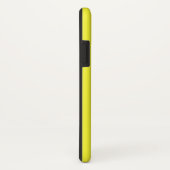 Coques Case-Mate iPhone couleur jaune maximum (Dos/Droite)