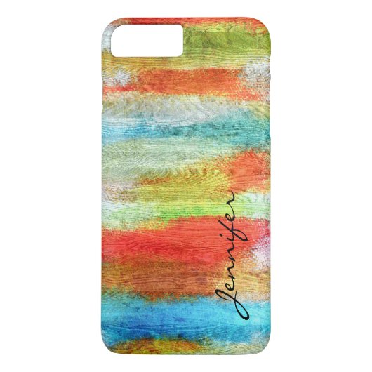 Coques Case-Mate iPhone Couleur moderne de grain de bois look #20 (Dos)