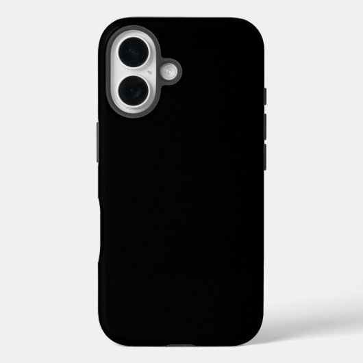 Coques Case-Mate iPhone Couleur noire uni (Verso)