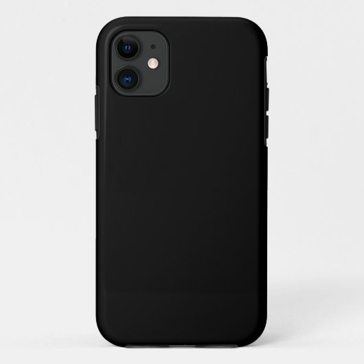Coques Case-Mate iPhone Couleur noire unie (Dos)