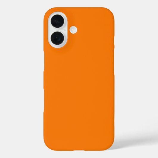 Coques Case-Mate iPhone Couleur Orange (Verso)