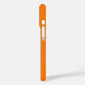 Coques Case-Mate iPhone Couleur Orange (Verso / Gauche)