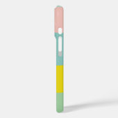 Coques Case-Mate iPhone Couleur Pastel Personnalisée Bloc de couleur Moder (Verso / Gauche)