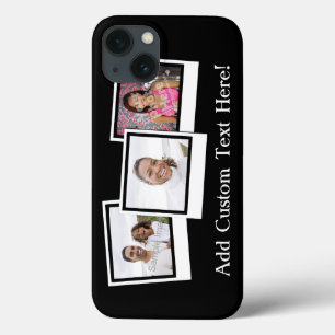 iPhone 13 Coque Couleur personnalisée des images instantanées 3 ph