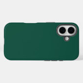 Coques Case-Mate iPhone Couleur pleine verte opale (Verso (horizontal))