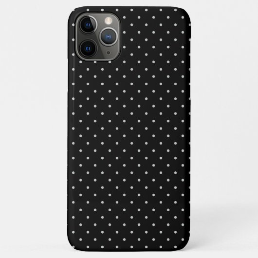 Coques Case-Mate iPhone Couleur Pois en clic noir (Dos)
