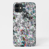 Coques Case-Mate iPhone Couleur ressemblant à des découpes dvd carrés, mos (Dos)