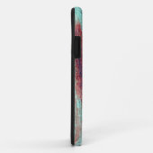 Coques Case-Mate iPhone Couleur rétrospective Texture du grain de bois (Dos/Droite)