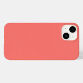 Coques Case-Mate iPhone Couleur rouge clair pastel (Verso (horizontal))