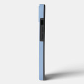Coques Case-Mate iPhone Couleur solide bleu cérulean (Verso / Gauche)