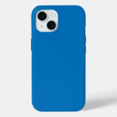 Coques Case-Mate iPhone Couleur solide bleu français (Verso)