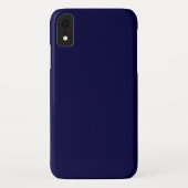 Coques Case-Mate iPhone Couleur solide : bleu marine (Dos)