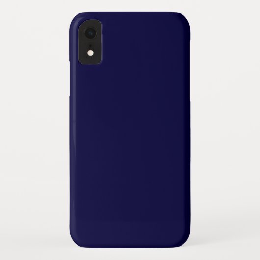 Coques Case-Mate iPhone Couleur solide : bleu marine (Dos)