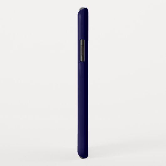 Coques Case-Mate iPhone Couleur solide : bleu marine (Dos/Droite)