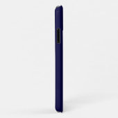 Coques Case-Mate iPhone Couleur solide : bleu marine (Dos/Droite)