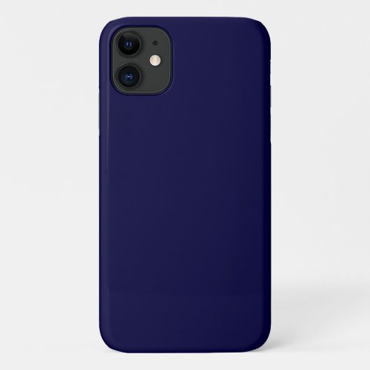 Coques Case-Mate iPhone Couleur solide : bleu marine (Dos)