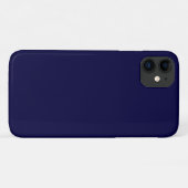 Coques Case-Mate iPhone Couleur solide : bleu marine (Dos (Horizontal))