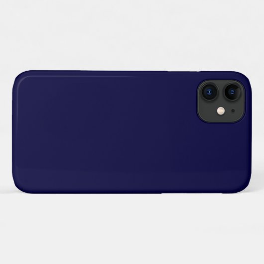 Coques Case-Mate iPhone Couleur solide : bleu marine (Dos (Horizontal))