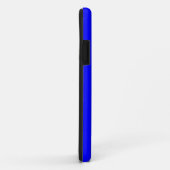 Coques Case-Mate iPhone Couleur solide bleu néon (Dos/Droite)