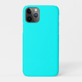 Coques Case-Mate iPhone Couleur solide bleu néon | Classique (Dos)