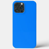 Coques Case-Mate iPhone Couleur solide bleu vif (Verso)