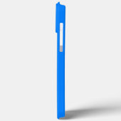 Coques Case-Mate iPhone Couleur solide bleu vif (Verso / Gauche)