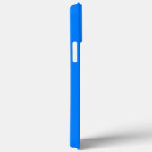 Coques Case-Mate iPhone Couleur solide bleu vif (Verso / Droite)