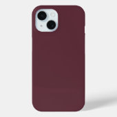 Coques Case-Mate iPhone Couleur solide bordeaux (Verso)