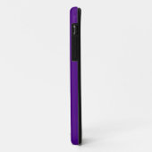Coques Case-Mate iPhone Couleur solide Indigo | Monogramme minimal (Dos/Gauche)
