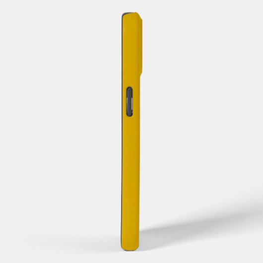 Coques Case-Mate iPhone Couleur solide jaune moutarde (Verso / Droite)