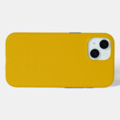 Coques Case-Mate iPhone Couleur solide jaune moutarde (Verso (horizontal))