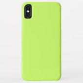 Coques Case-Mate iPhone Couleur solide jaune vert clair (Dos)