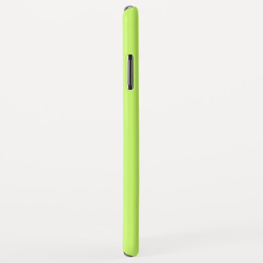 Coques Case-Mate iPhone Couleur solide jaune vert clair (Dos/Droite)