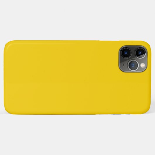 Coques Case-Mate iPhone Couleur solide jaune vif (Dos (Horizontal))