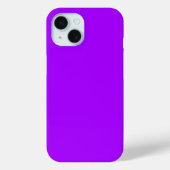 Coques Case-Mate iPhone Couleur solide psychédélique violet électrique (Verso)