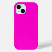 Coques Case-Mate iPhone Couleur solide rose chaud (Verso)