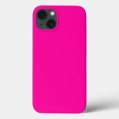 Coques Case-Mate iPhone Couleur solide rose néon (Verso)