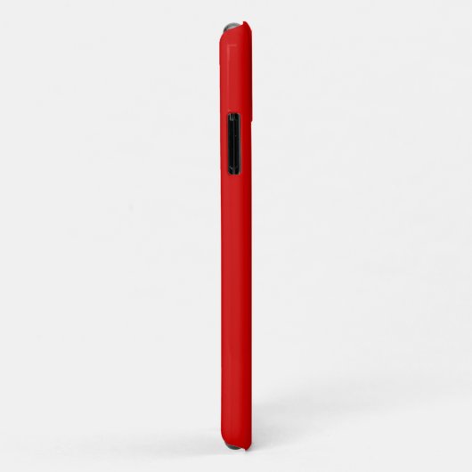 Coques Case-Mate iPhone Couleur solide : Rouge (Dos/Droite)