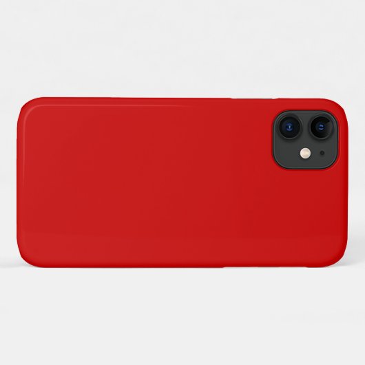 Coques Case-Mate iPhone Couleur solide : Rouge (Dos (Horizontal))