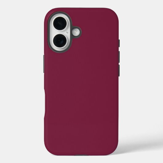 Coques Case-Mate iPhone Couleur solide rouge betterave (Verso)