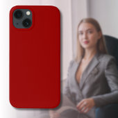 Coques Case-Mate iPhone Couleur solide rouge Crimson | Classique | Élégant