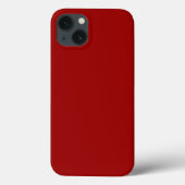 Coques Case-Mate iPhone Couleur solide rouge Crimson | Classique | Élégant (Verso)