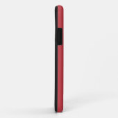 Coques Case-Mate iPhone Couleur solide rouge fraise (Dos/Droite)